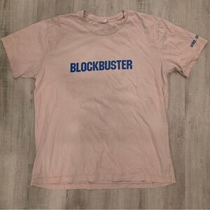 Blockbuster Be Kind Rewind T Shirt Pink Mens Medium Bend Oregon